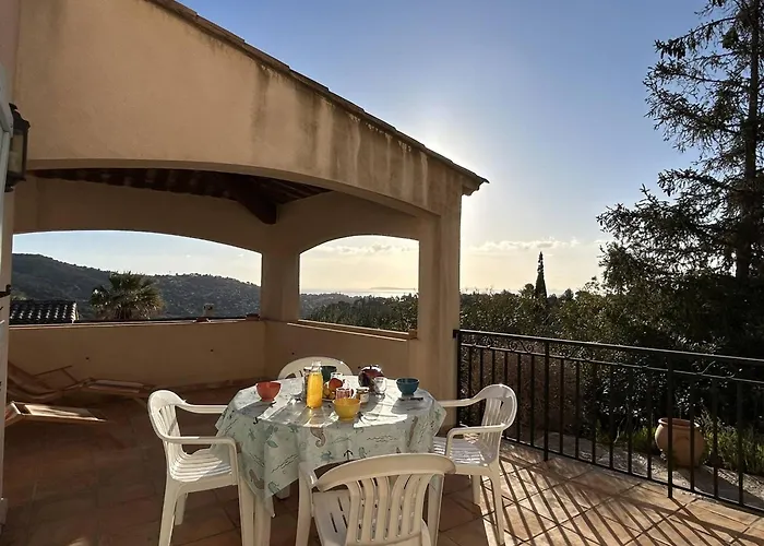 Maison Calme 4 Pieces, 3 Chambres, Vue Mer, - Fr-1-251-849 Nyaraló Bormes-les-Mimosas